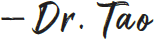 Signature of Dr. Chih-Yun Tao, DDS, MS, periodontist at Fay Periodontics in Kansas City, MO
